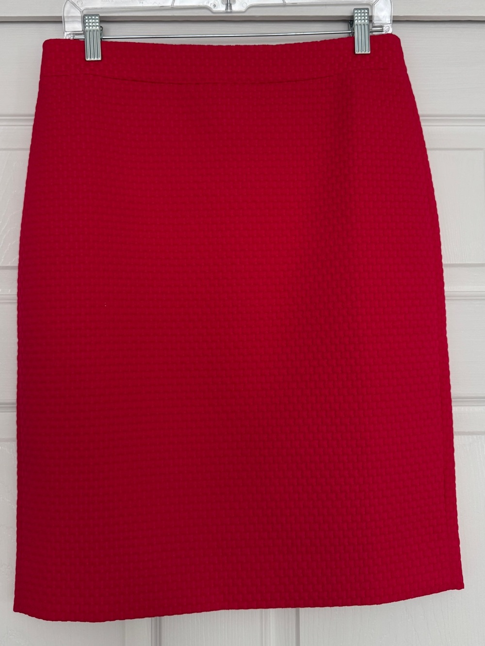 J.Crew | hot pink textured pencil skirt size 6 style #K5588
